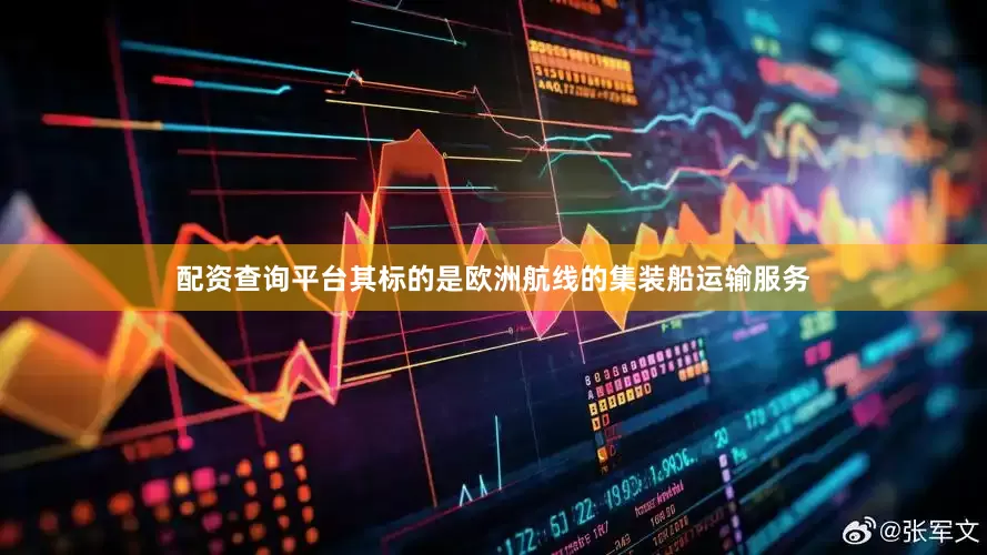 配资查询平台其标的是欧洲航线的集装船运输服务